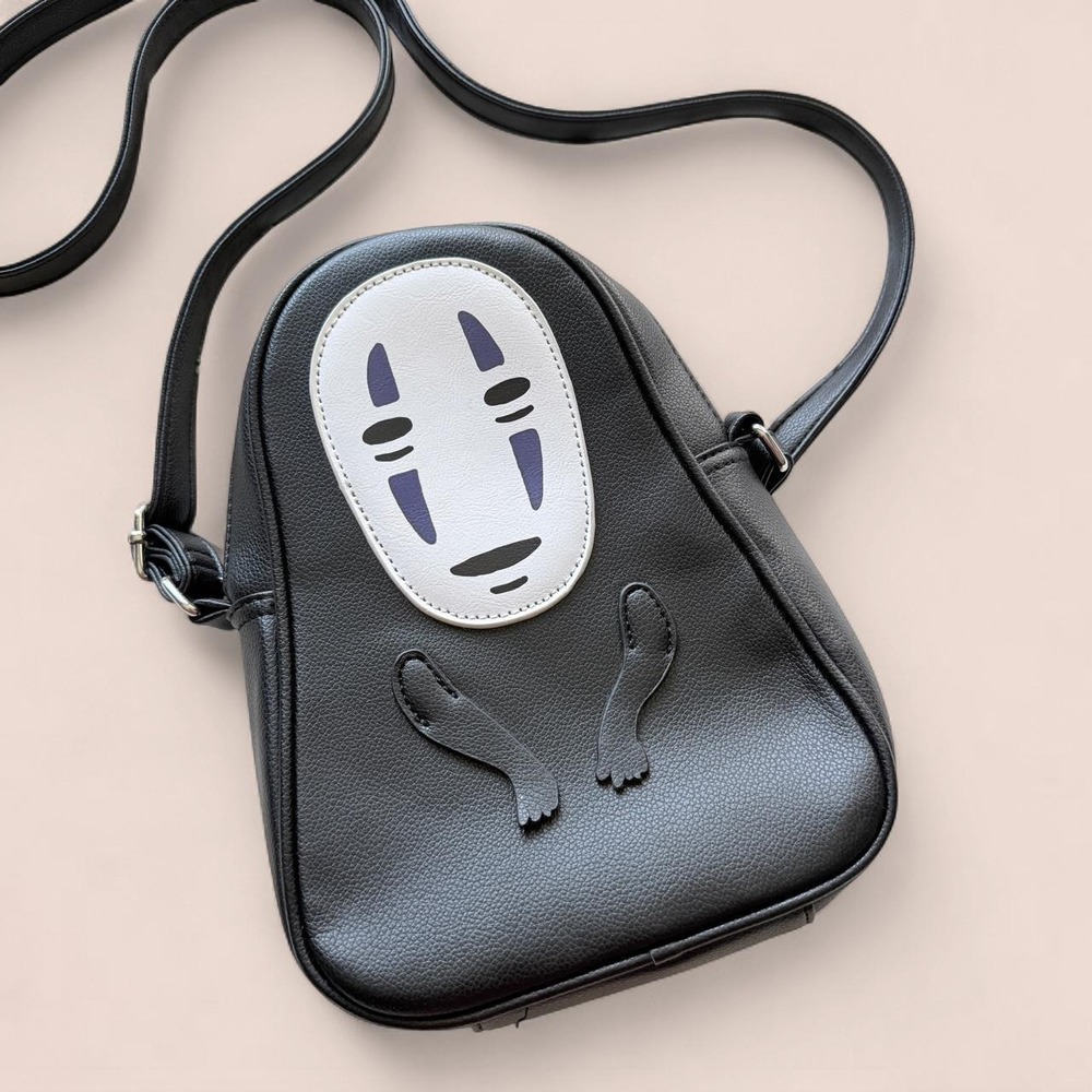 Her Universe Spirited Away No-Face Black Crossbody Bag Anime Studio Ghibli